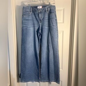 CAbi Denim Blue Jeans Ashbury wide leg